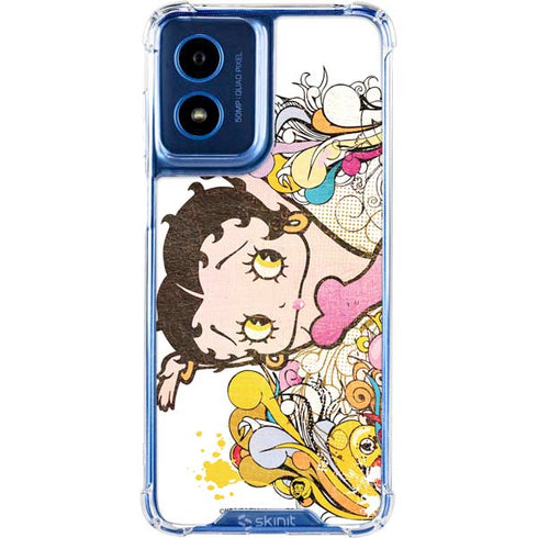 Betty Boop Hands Up Moto G 5G (2024) Clear Case